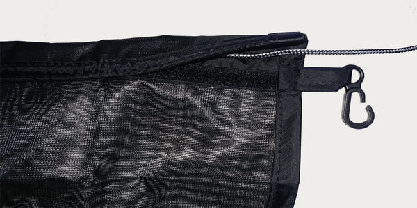 Large Mesh Pouch Black – GREER Chicago