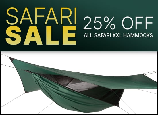 Sale: 25% off all Safari XXL Hammocks.