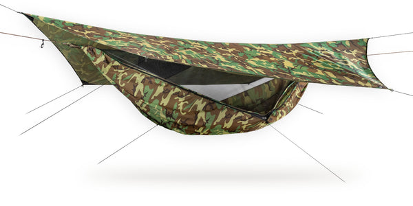 Explorer Deluxe Zip XL - Woodland – Hennessy Hammock
