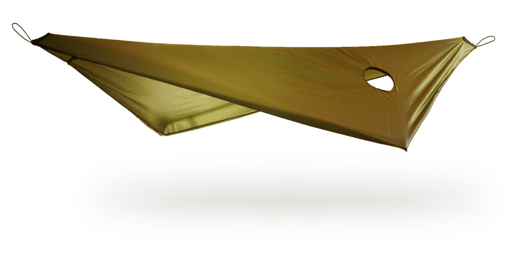 The Overcover canopy with a circular cutout, shown floating against a white background with a soft shadow underneath.